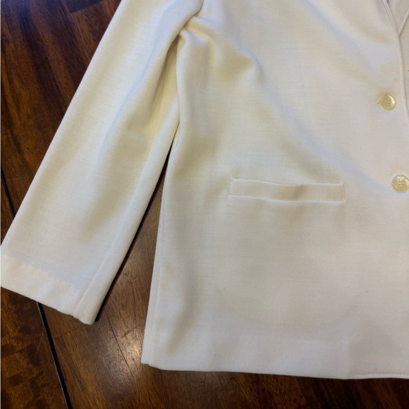Alfred Dunner white blazer pockets size 14 - Picture 3 of 8